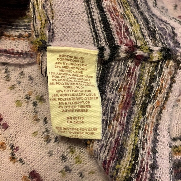 Free People Lavender Mixed Fabric Knit Tunic - Women’s Size XS - Picture 7 of 8